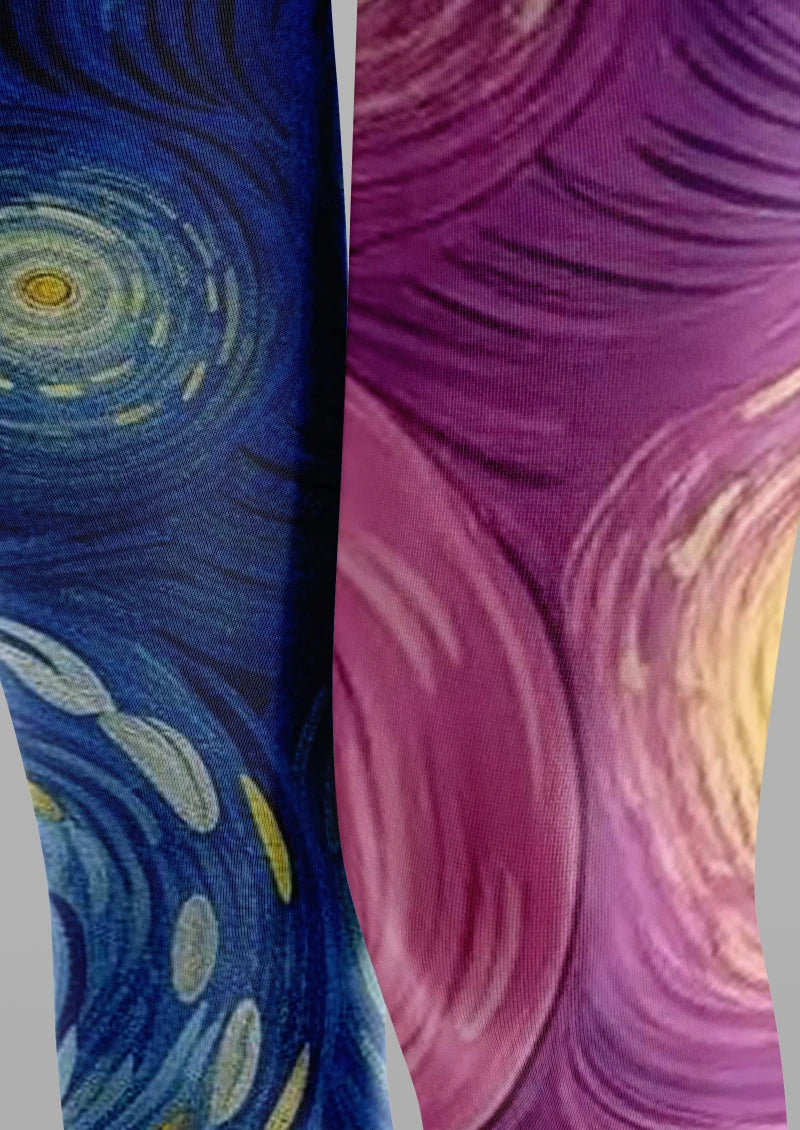 Viken Plan Nebula Graphic Tights Hosiery Pantyhose