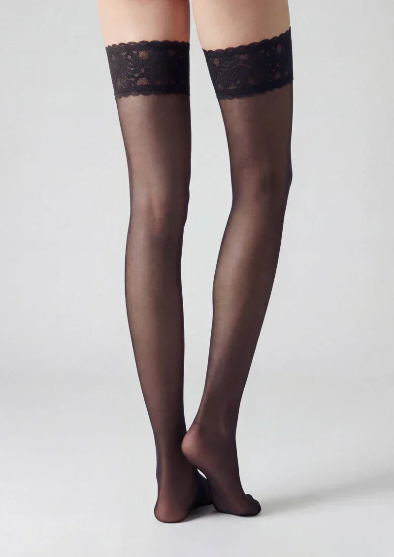 Viken Plan Vintage Lace Sexy Over-the-Knee Stockings Hosiery