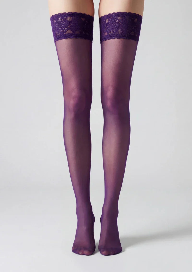 Viken Plan Vintage Lace Sexy Over-the-Knee Stockings Hosiery