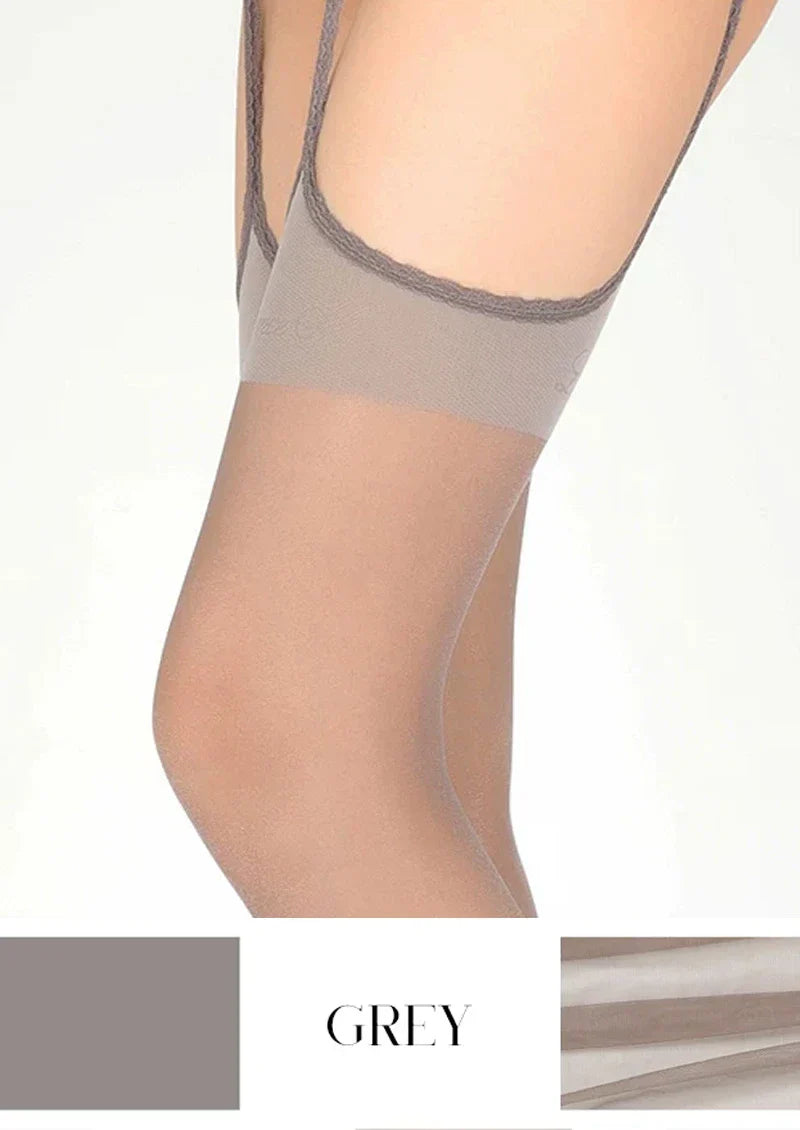 Viken Plan Four-Way Open-Crotch Lace Cut-Out Suspender Pantyhose Tights Hosiery