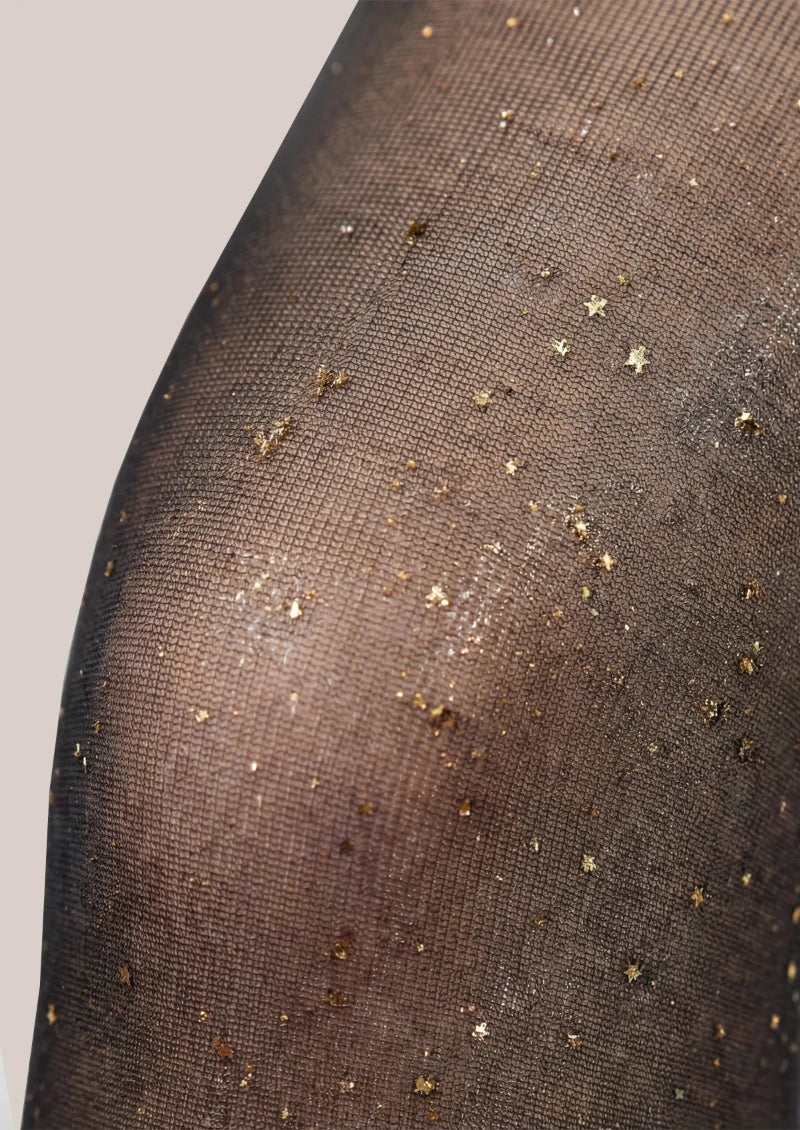 Viken Plan Golden Osmanthus Seamless Velvet 3D Sheer Silky Pantyhose Tights Hosiery