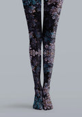 Viken Plan Black Cherry Blossom Tights Hosiery Pantyhose