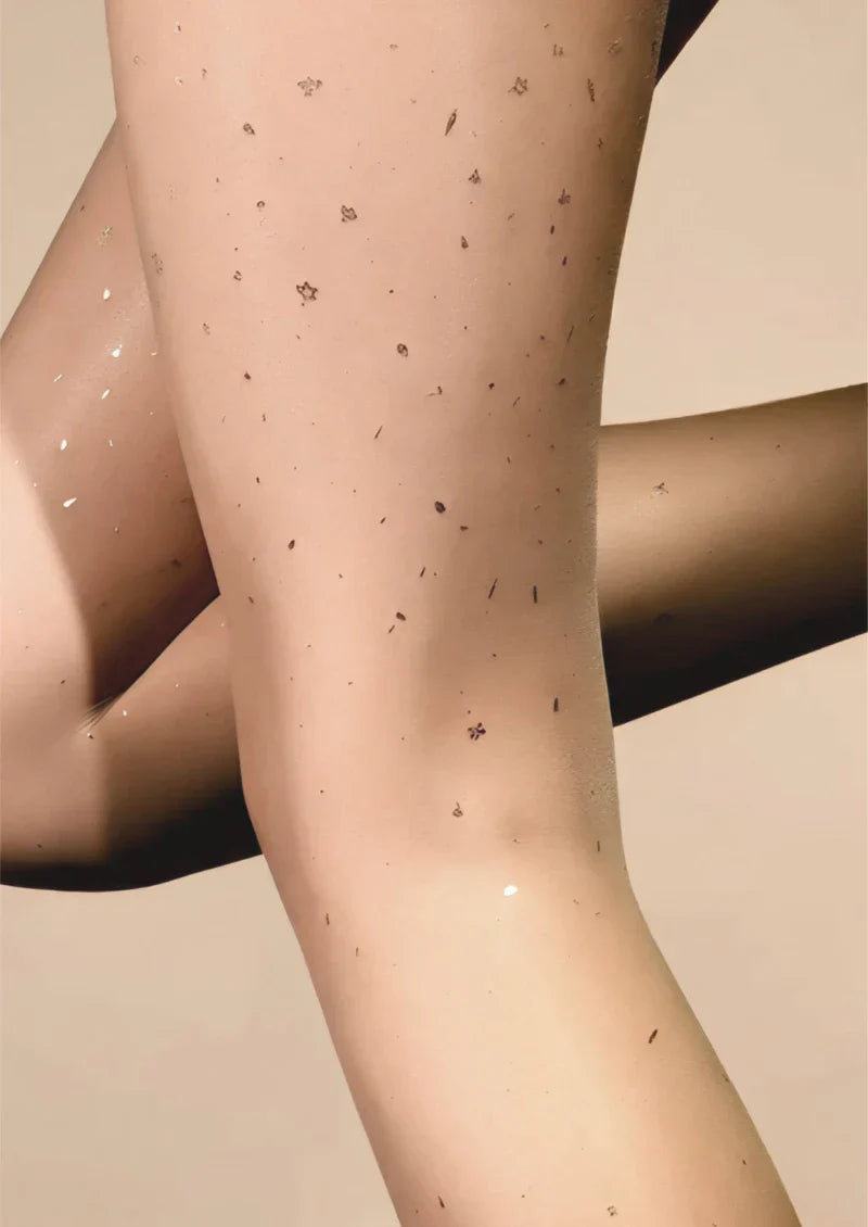Viken Plan Golden Osmanthus Seamless Velvet 3D Sheer Silky Pantyhose Tights Hosiery