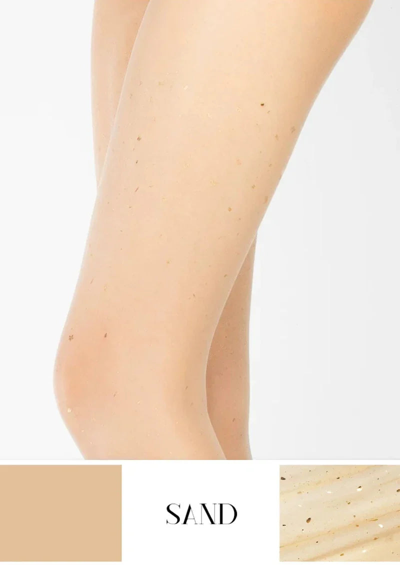 Viken Plan Golden Osmanthus Seamless Velvet 3D Sheer Silky Pantyhose Tights Hosiery