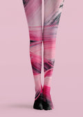 Viken Plan Pink Purple Gradient Tights Hosiery Pantyhose