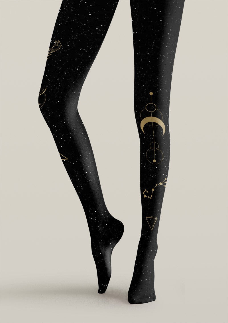 Viken Plan Scorpio Zodiac Tights Hosiery Pantyhose