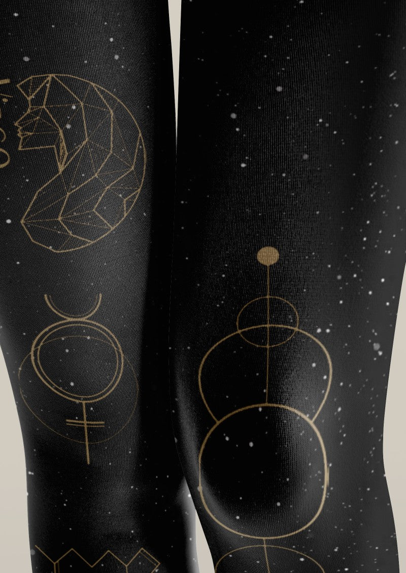 Viken Plan Virgo Zodiac Tights Hosiery Pantyhose