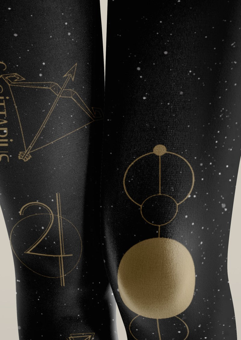Viken Plan Sagittarius Zodiac Tights Hosiery Pantyhose