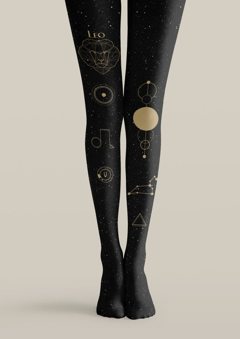 Viken Plan Leo Zodiac Tights Hosiery Pantyhose