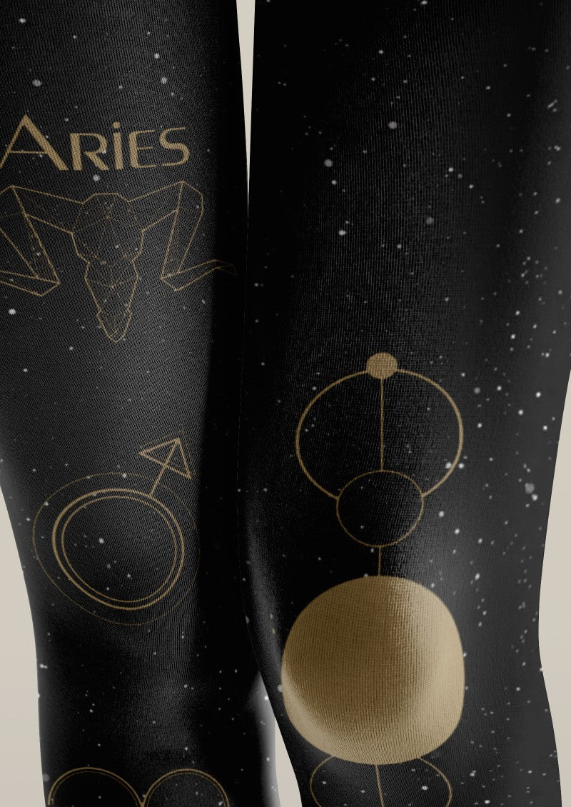 Viken Plan Aries Zodiac Tights Hosiery Pantyhose