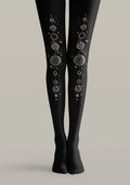 Viken Plan Circular Geometric Tights Hosiery Pantyhose