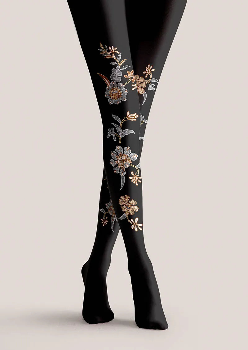 Viken Plan Black Eden Tights Hosiery Pantyhose