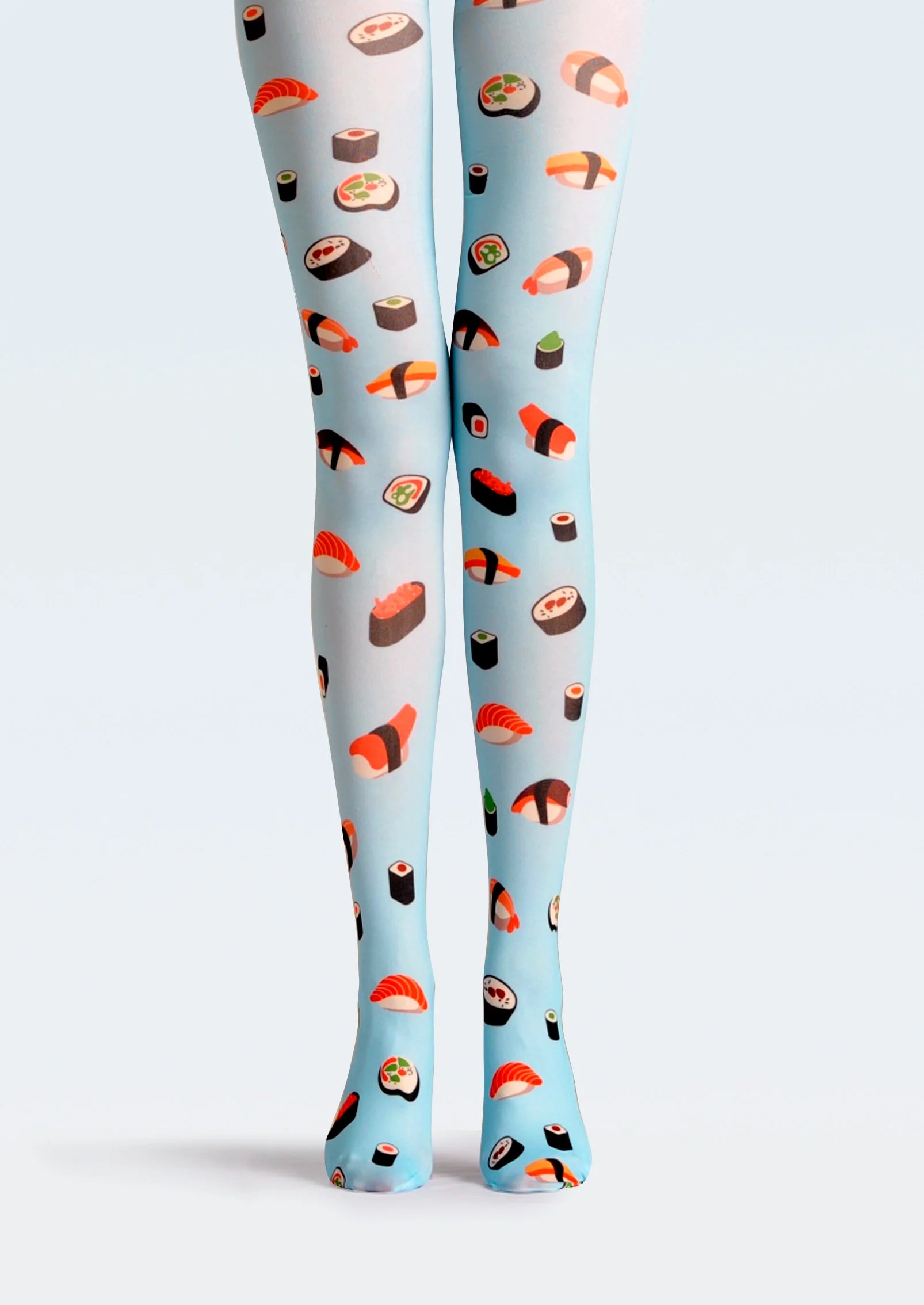 Viken Plan Fun art Print Tights Freshness Pantyhose/Tights [Sushi Sushi]
