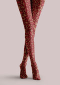 Viken Plan Scarlet Tiger Tights Hosiery Pantyhose