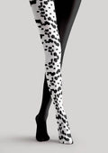 Viken Plan Geometric Art Ink Splash Tights Hosiery Pantyhose