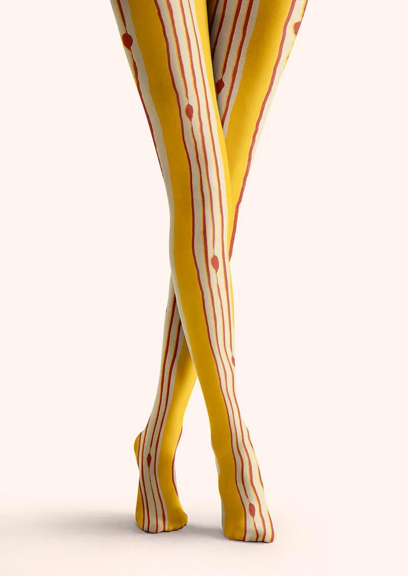 Viken Plan Sunline Stripes Tights Hosiery Pantyhose