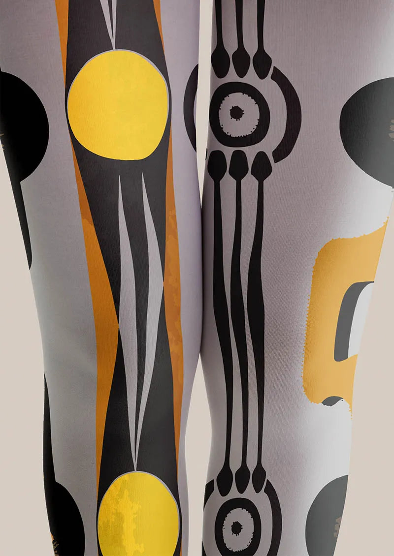 Viken Plan Musical elements Beat Dots Tights Hosiery Pantyhose