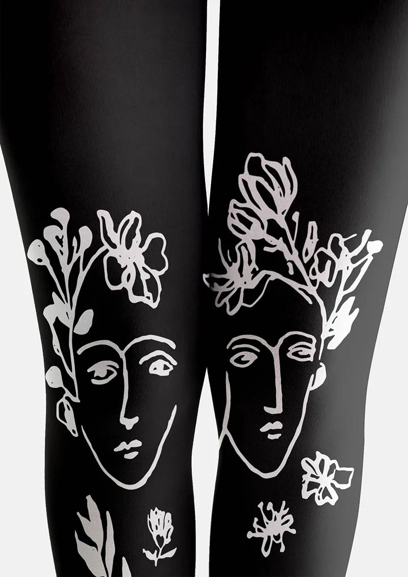Viken Plan Valentine's Day Mono Promise Tights Hosiery Pantyhose