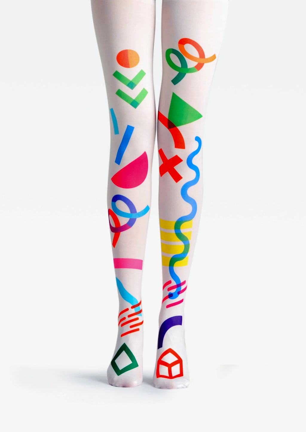 Viken Plan PopArt Print Tights Colorful Pantyhose/Tights [Candy Doctrine]