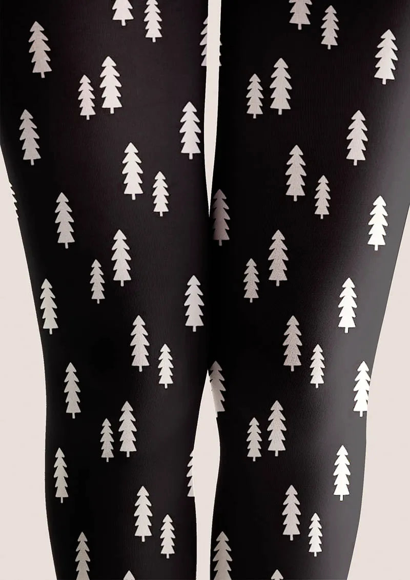Viken Plan Christmas Fun Art Silent Noe Tights Hosiery Pantyhose