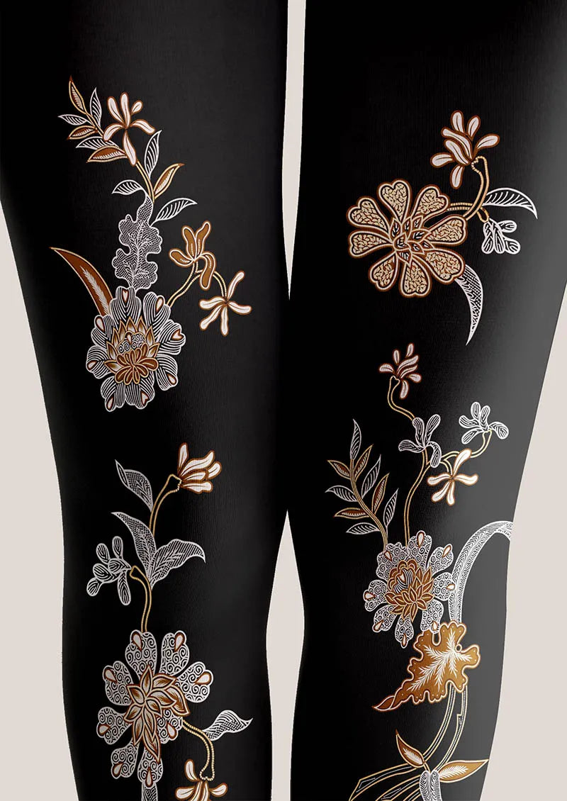 Viken Plan Black Eden Tights Hosiery Pantyhose