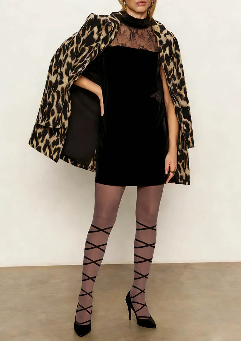 Viken Plan Cross Allure Tights Hosiery Pantyhose