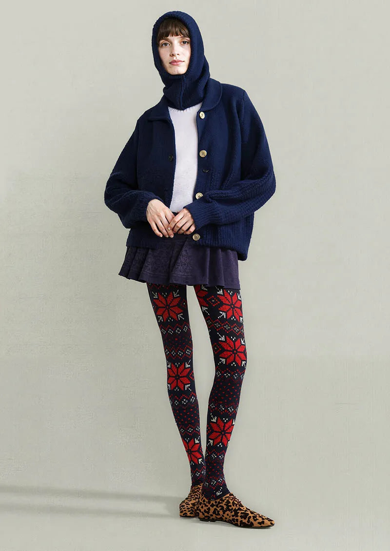 Viken Plan Christmas Fun Art Christmas Knitting Tights Hosiery Pantyhose